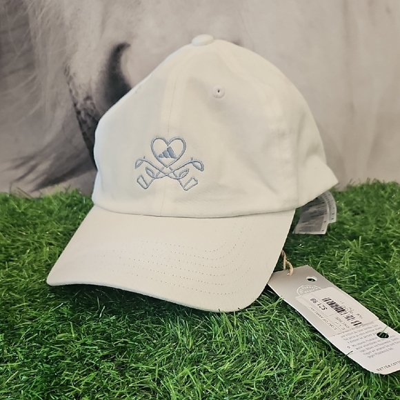 adidas Accessories - Adidas Women Coat Of Arms White Golf Cap with Blue Embroidery